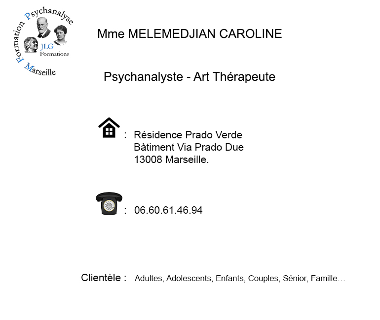 caroline melemedjian psychanalyste art therapeute 13008 marseille